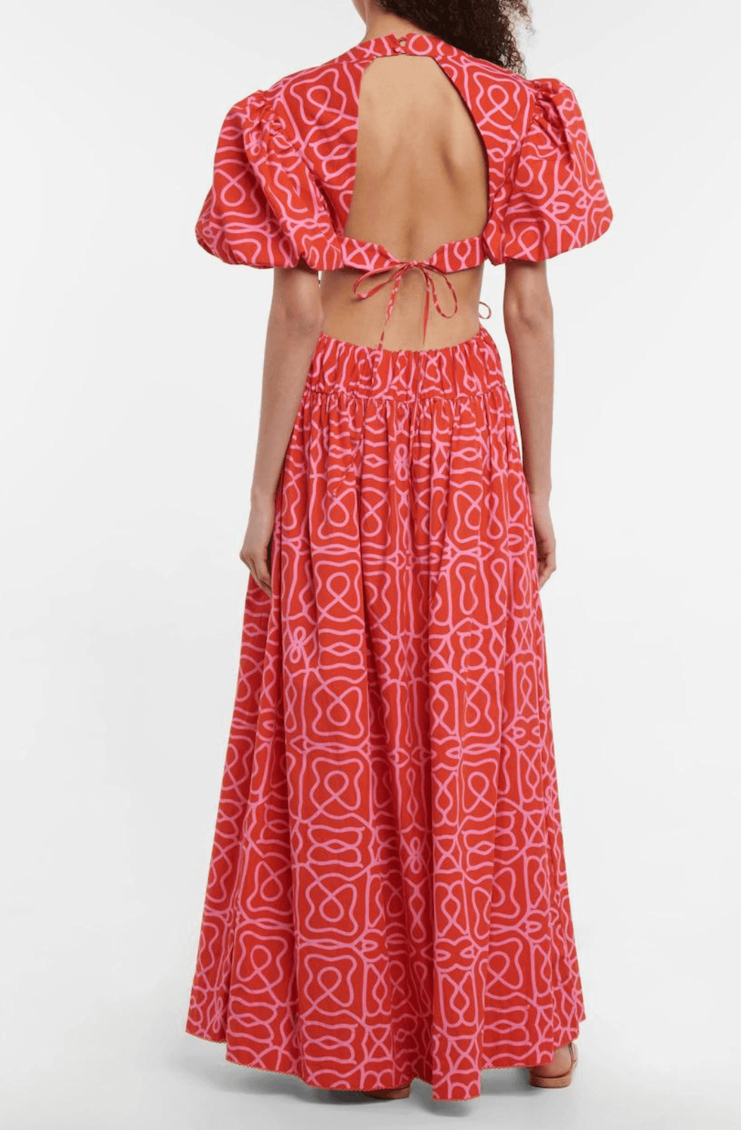 Agua By Agua Bendita Samba Ipanema Escarlata Dress
