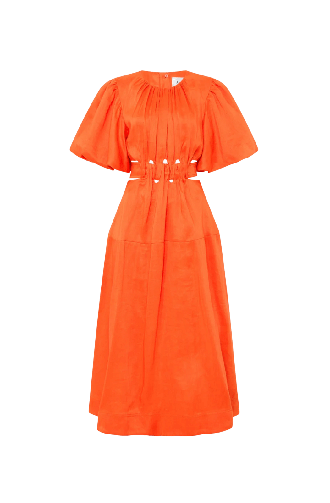 AJE Cosette Tie Back Midi Dress