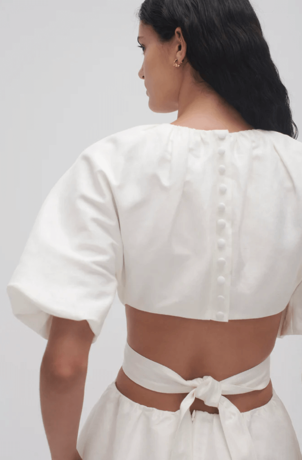 Aje Mimosa Cut Out Mini Dress - Ivory