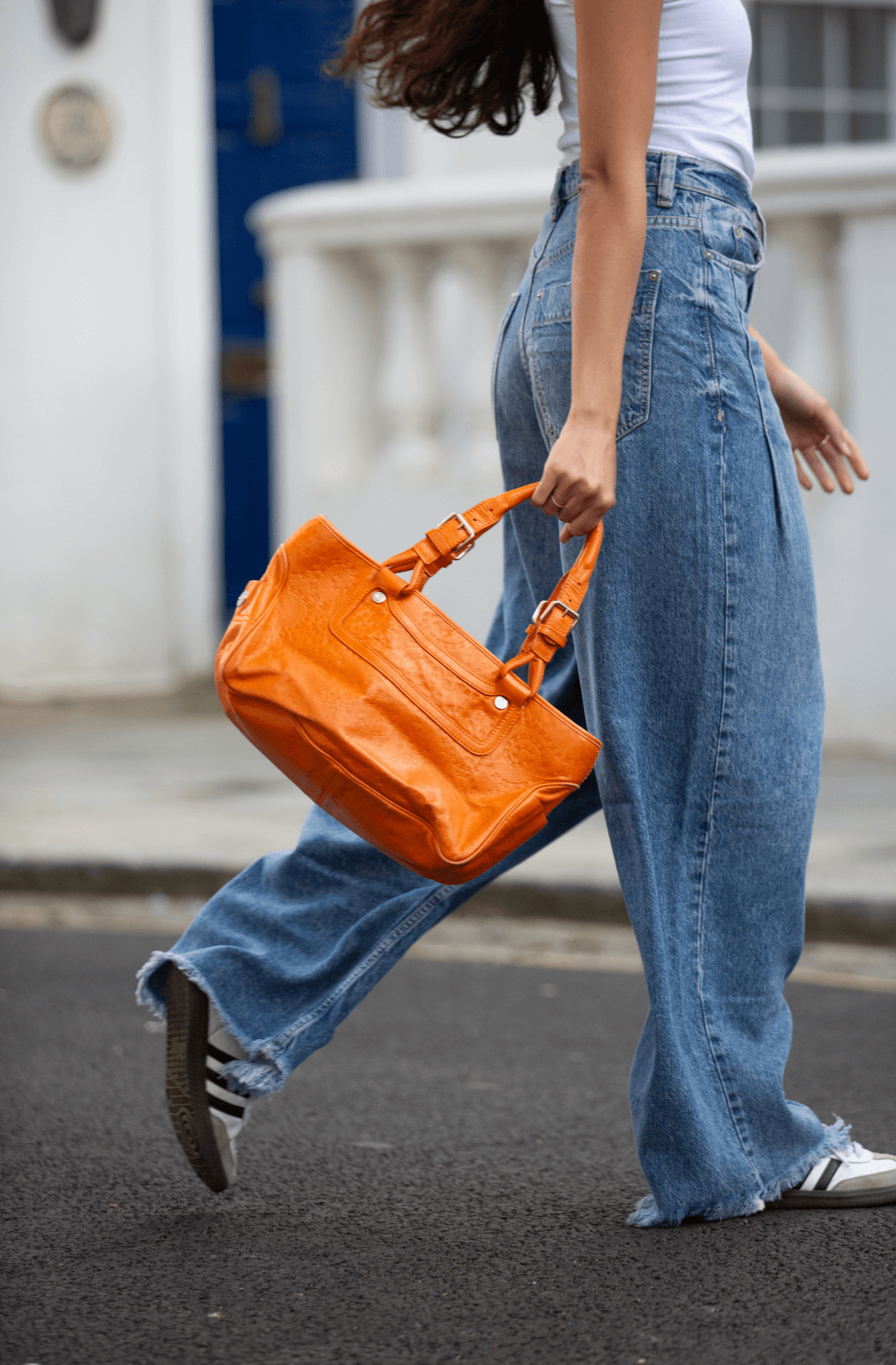 Céline Vintage Orange Boogie Bag