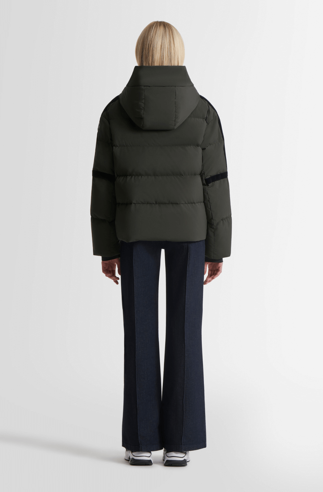 Fuslap Barsy Padded Hooded Down Ski Jacket - Green