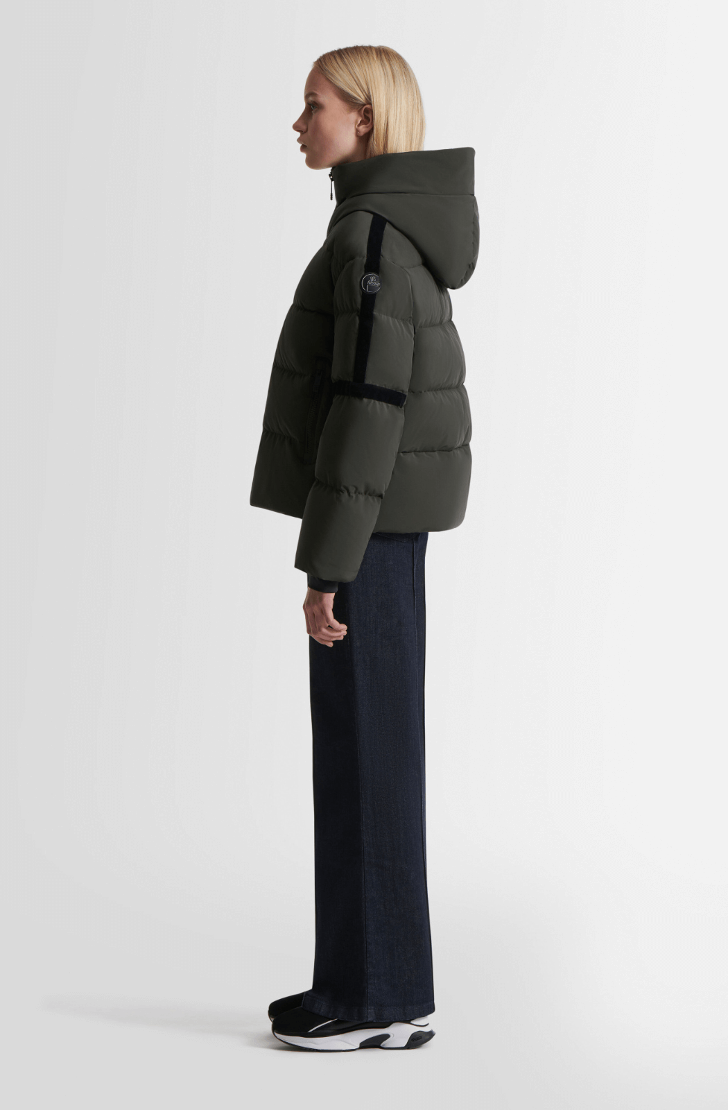 Fuslap Barsy Padded Hooded Down Ski Jacket - Green