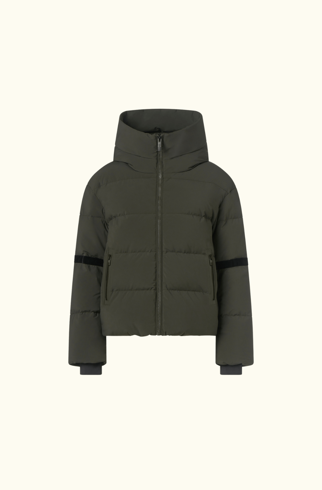 Fuslap Barsy Padded Hooded Down Ski Jacket - Green
