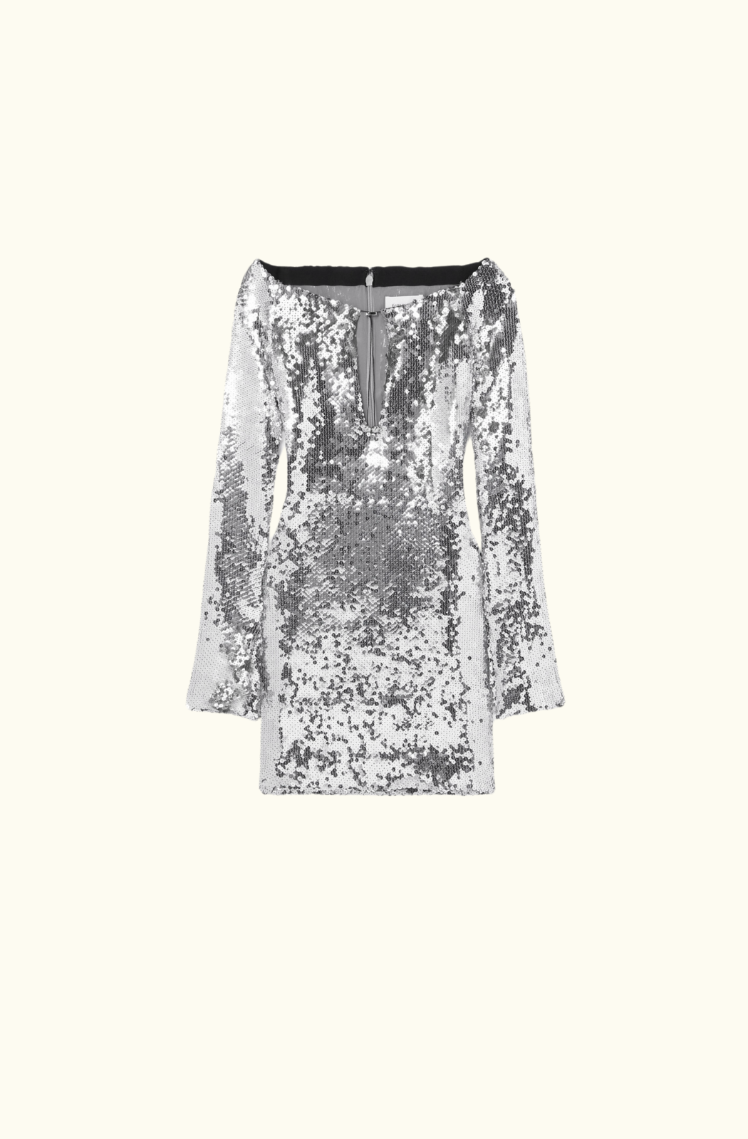 16ARLINGTON Solare Sequinned Tulle Mini Dress - Silver