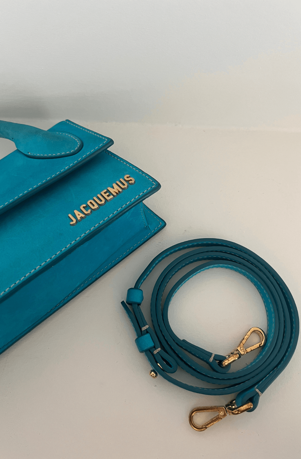 Jacquemus Le Chiquito Long Bag - Turquoise