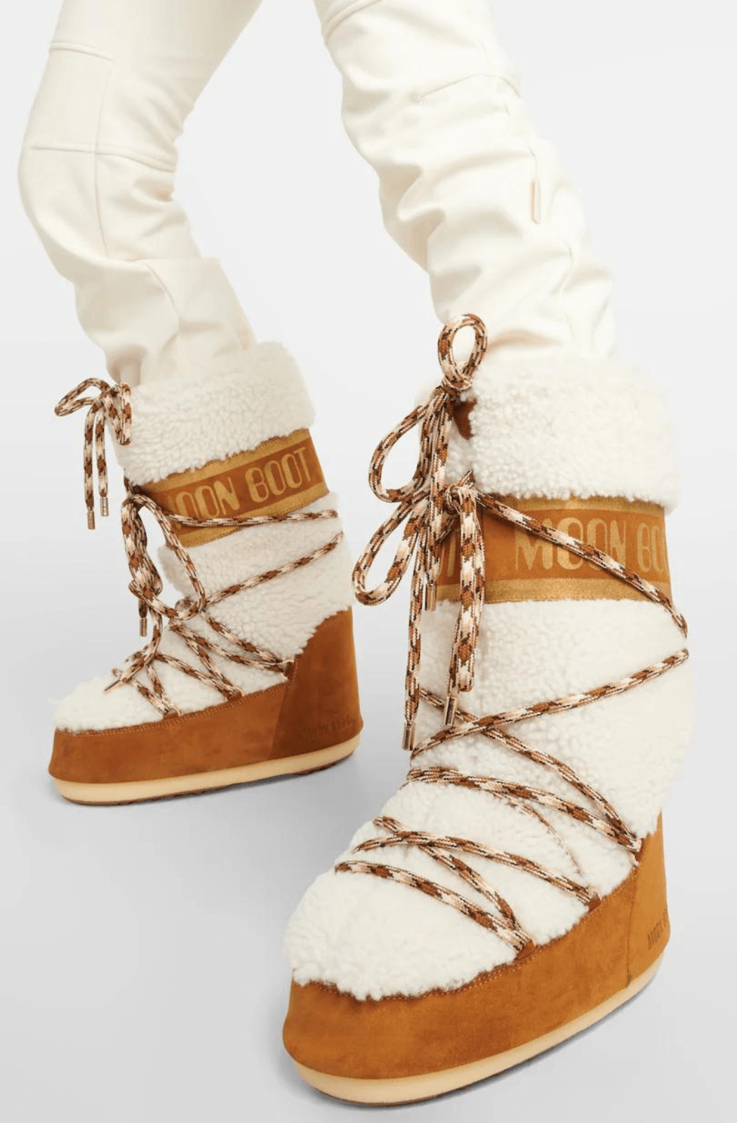 Moon Boot Icon Snow Boots - Suede & Shearling (UK8)