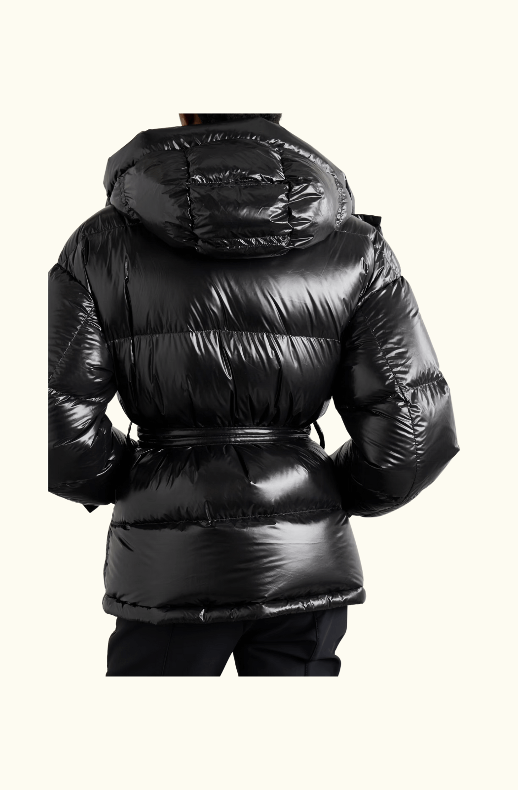 Perfect Moment Maya Belted Quilted Glossed-Shell Down Ski Jacket