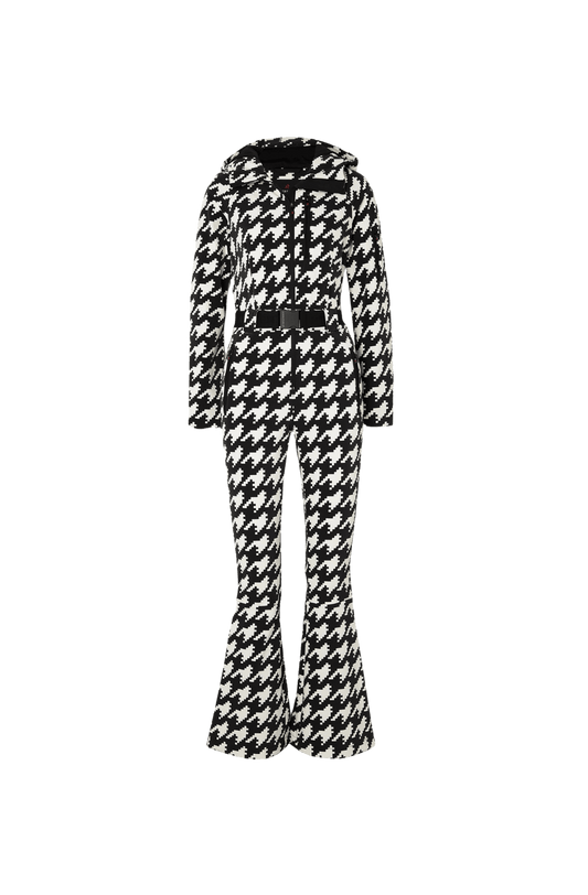 Perfect Moment Ski Suit Star Print Houndstooth