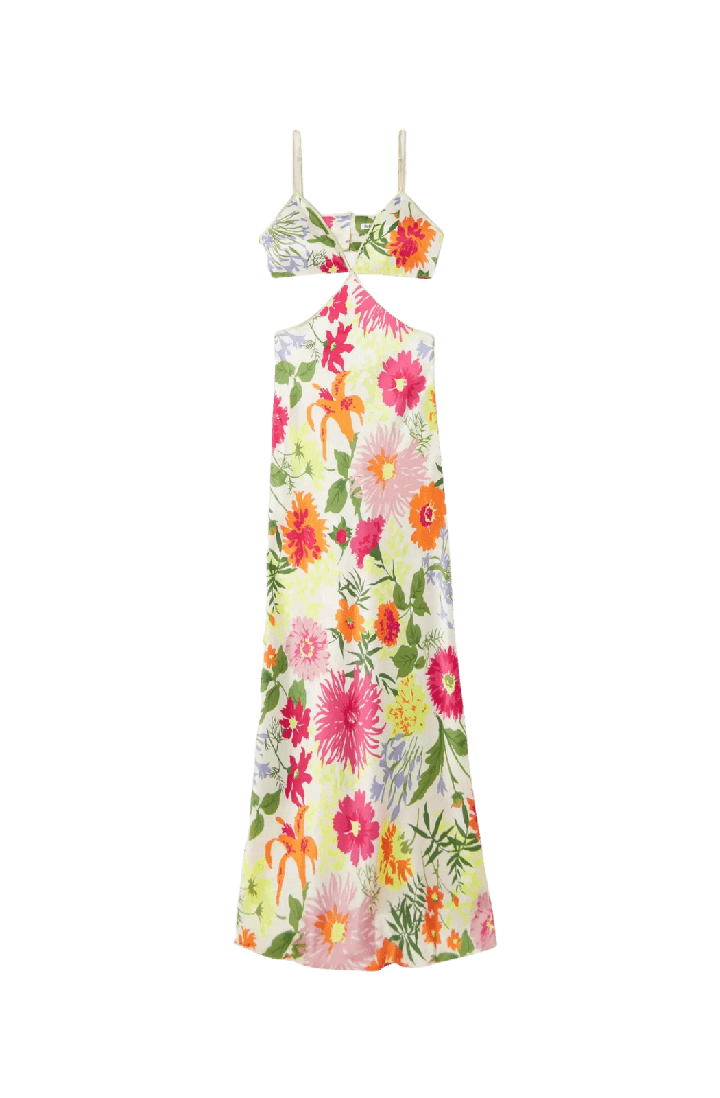 Reformation Poppies Printed Silk Midi Dress Reformation Poppies Printed Silk Midi Dress
