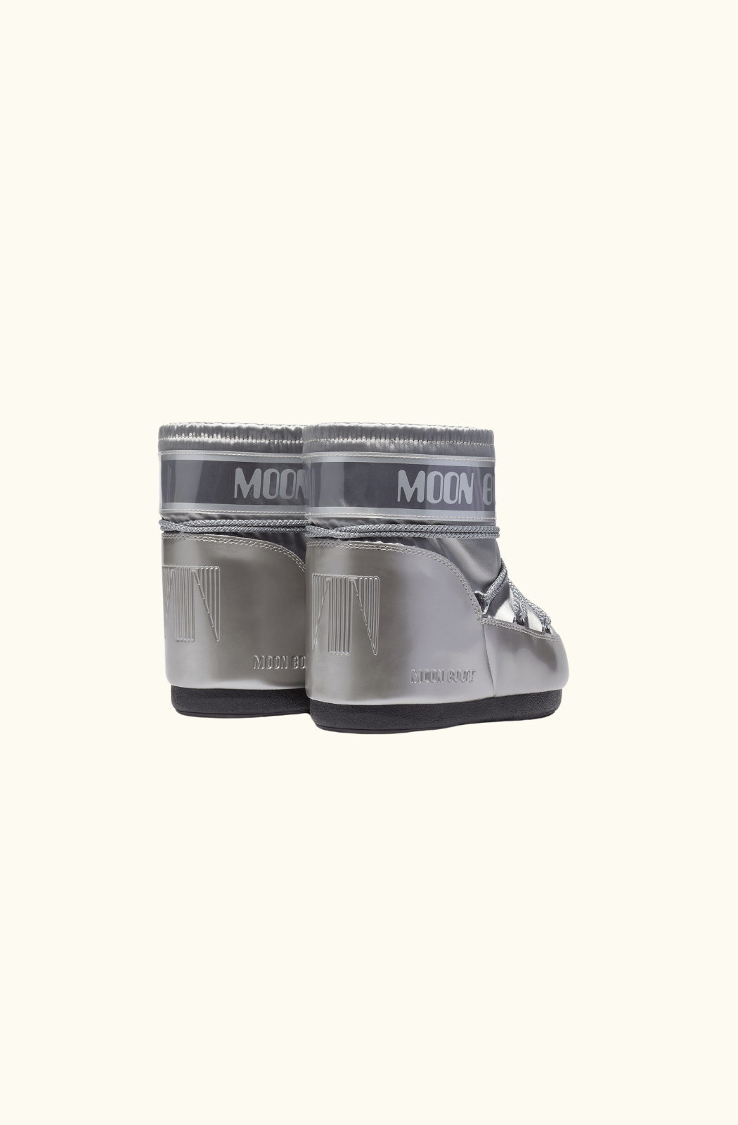 Moon Boot Icon Low - Silver Satin