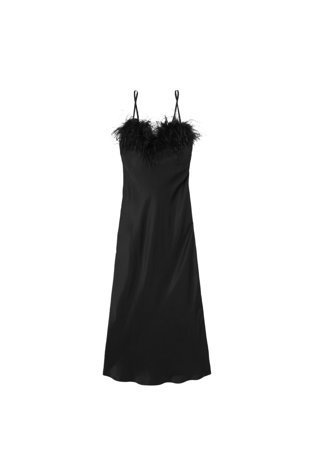 Sleeper Boheme Slip Feather Dress