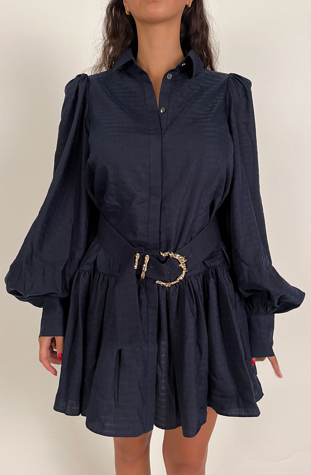 ACLER Drop-Waist Sherwood Mini Dress