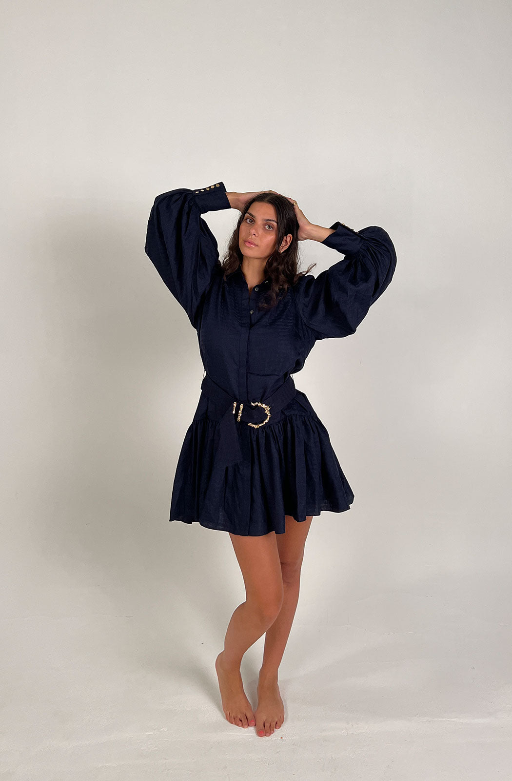 ACLER Drop-Waist Sherwood Mini Dress