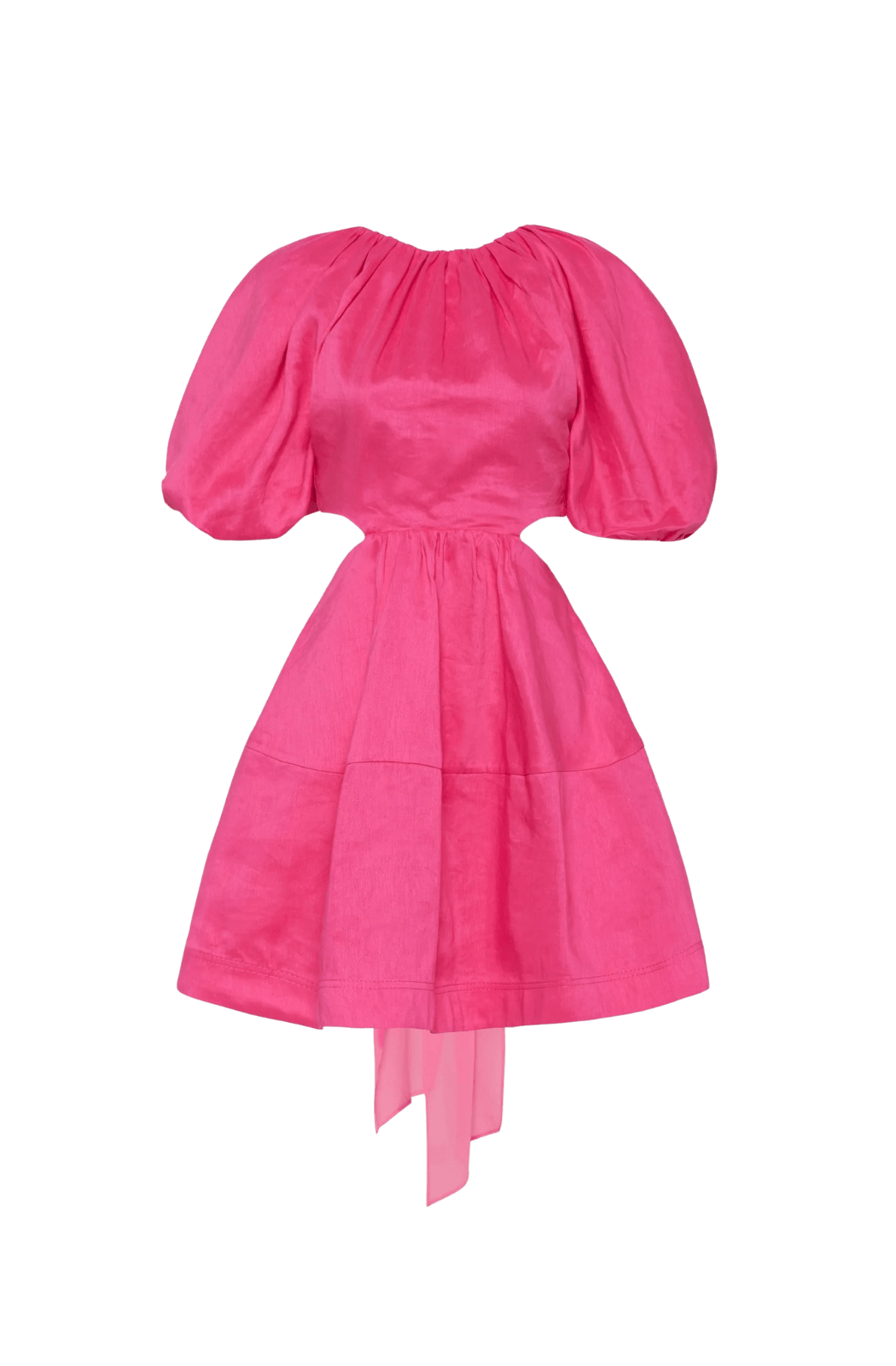 AJE Admiration Lace Up Mini Dress