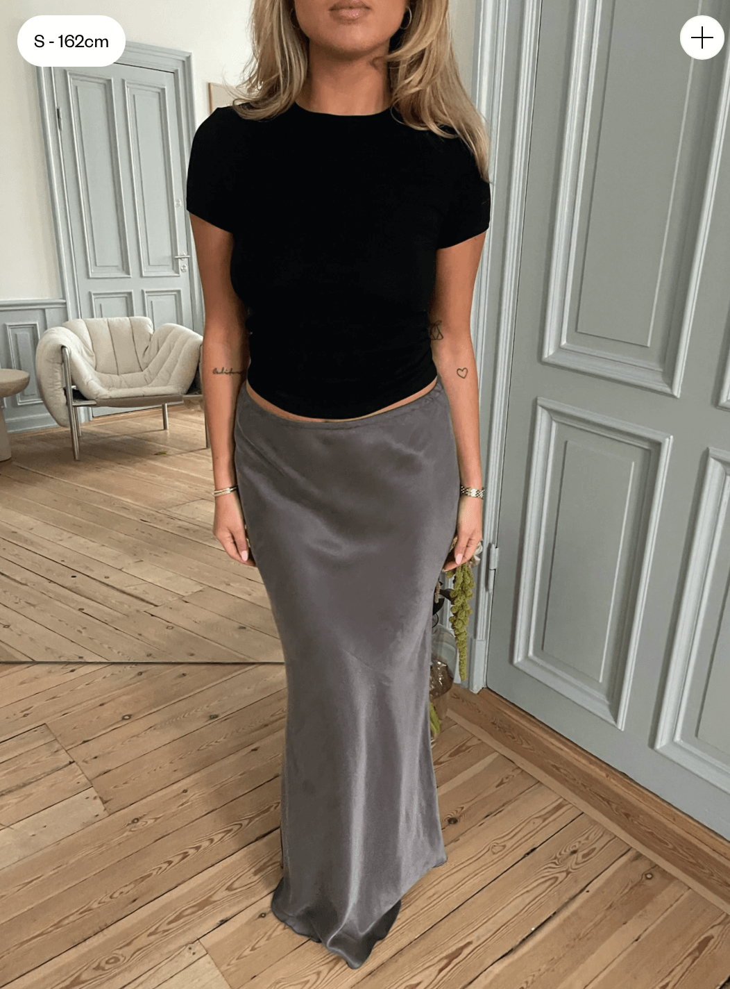 Djerf Avenue Vision Skirt Storm