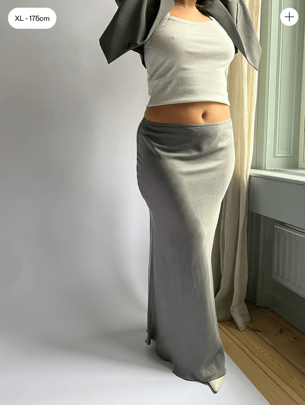 Djerf Avenue Vision Skirt Storm