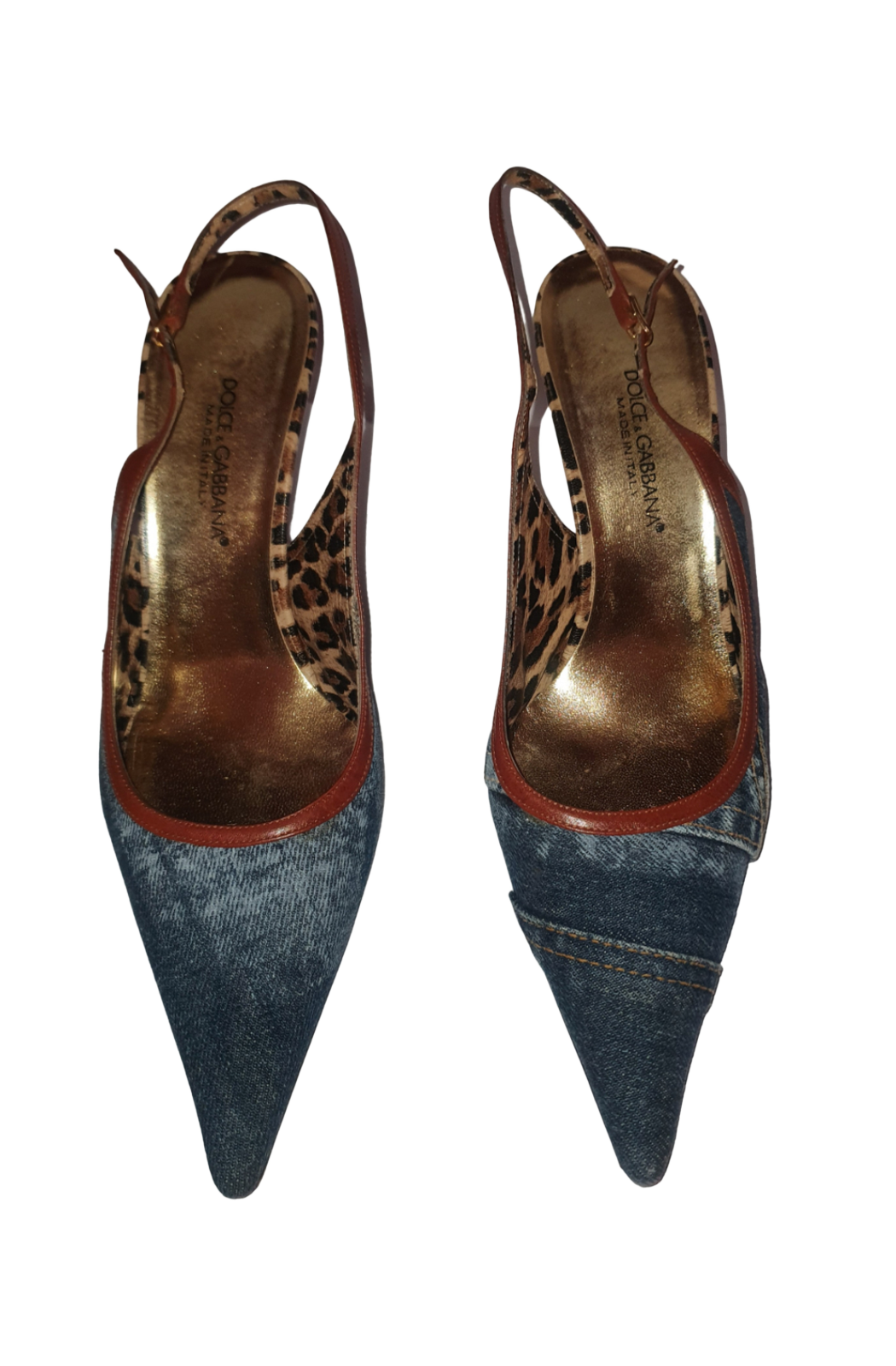 D&G Denim Mules