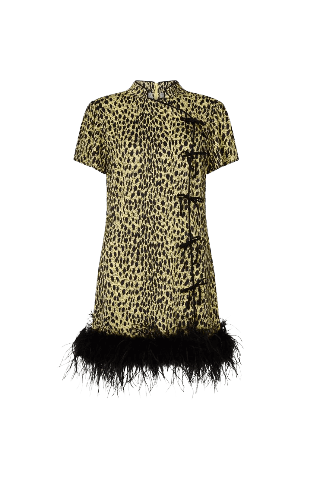 Kitri Mimi Cheetah Print Mini Dress - Main Image