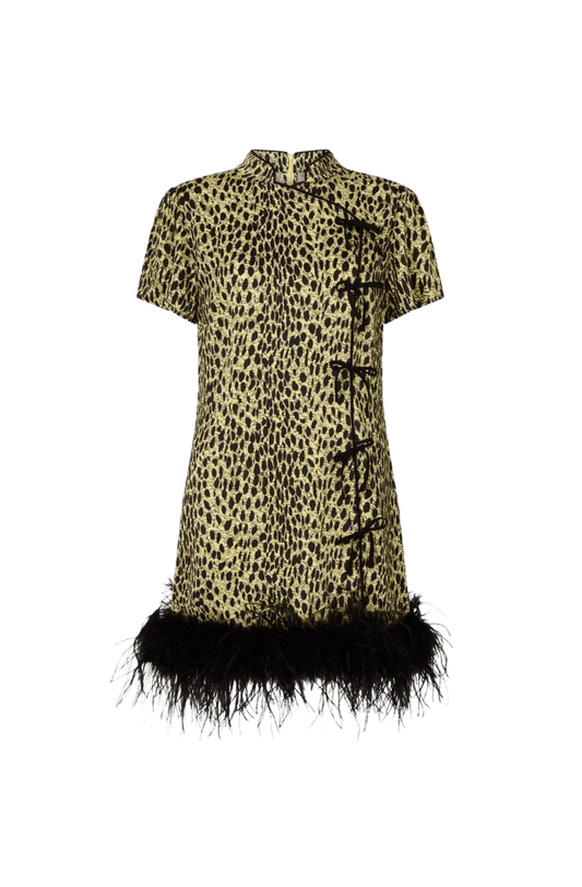 Kitri Mimi Cheetah Print Mini Dress