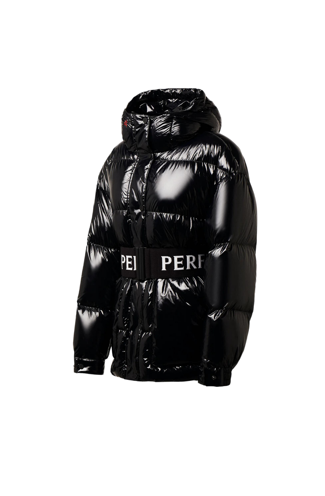 Perfect Moment Maya Belted Quilted Glossed-Shell Down Ski Jacket