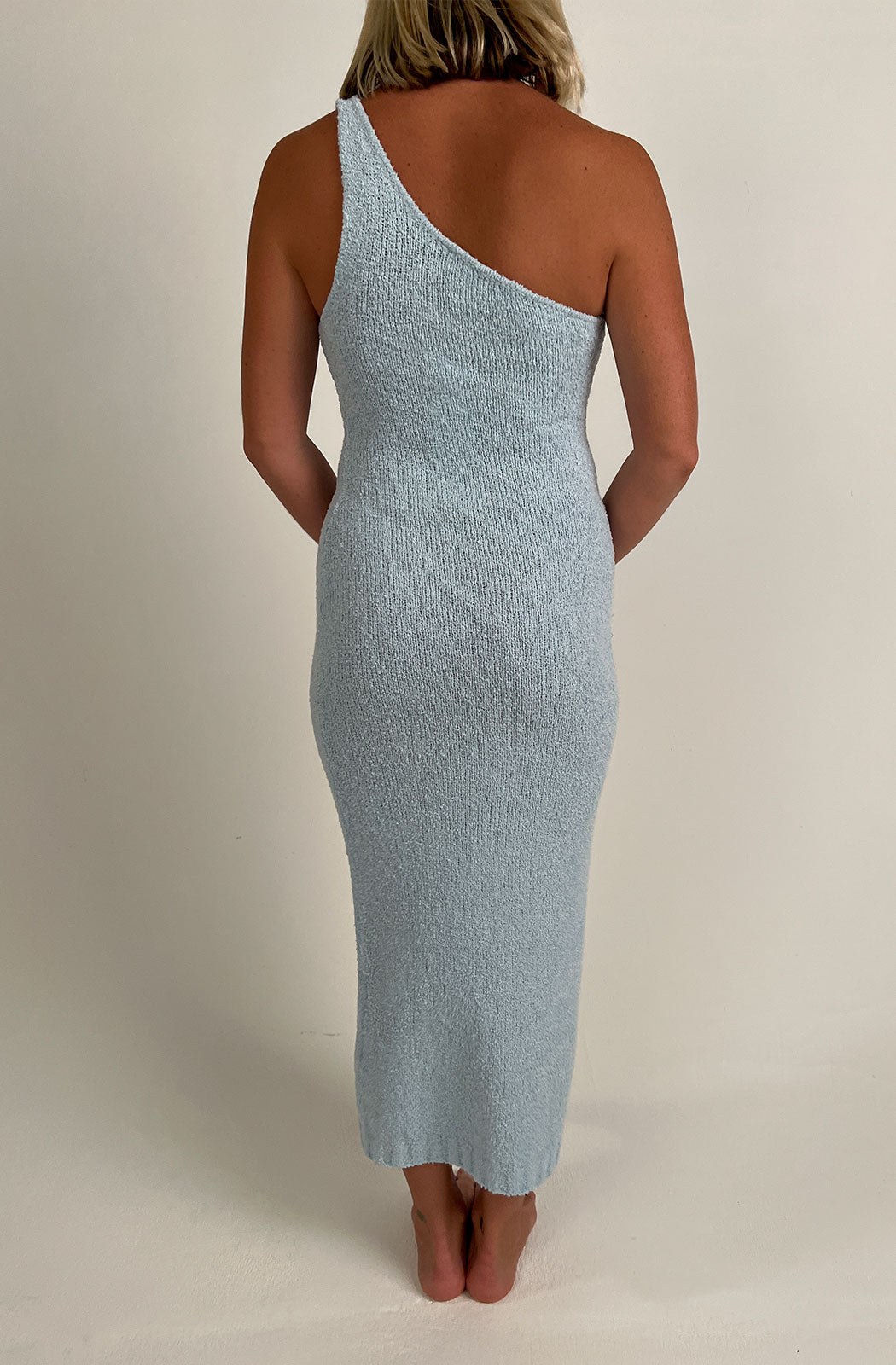 ROTATE BIRGER CHRISTENSEN Yvonne sleeveless cotton, cashmere and recycled-polyester blend midi dress