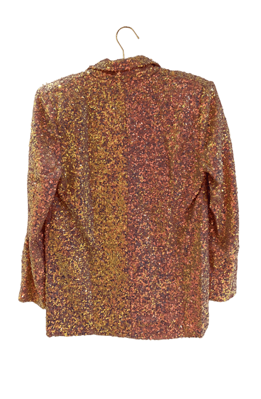 SLA Sarah Sequin Blazer Dress Size Small Back