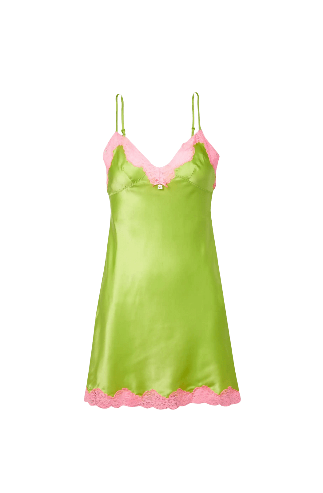 T-BY-ALEXANDER-WANG-SILK-LACE-GREEN-MINI-DRESS