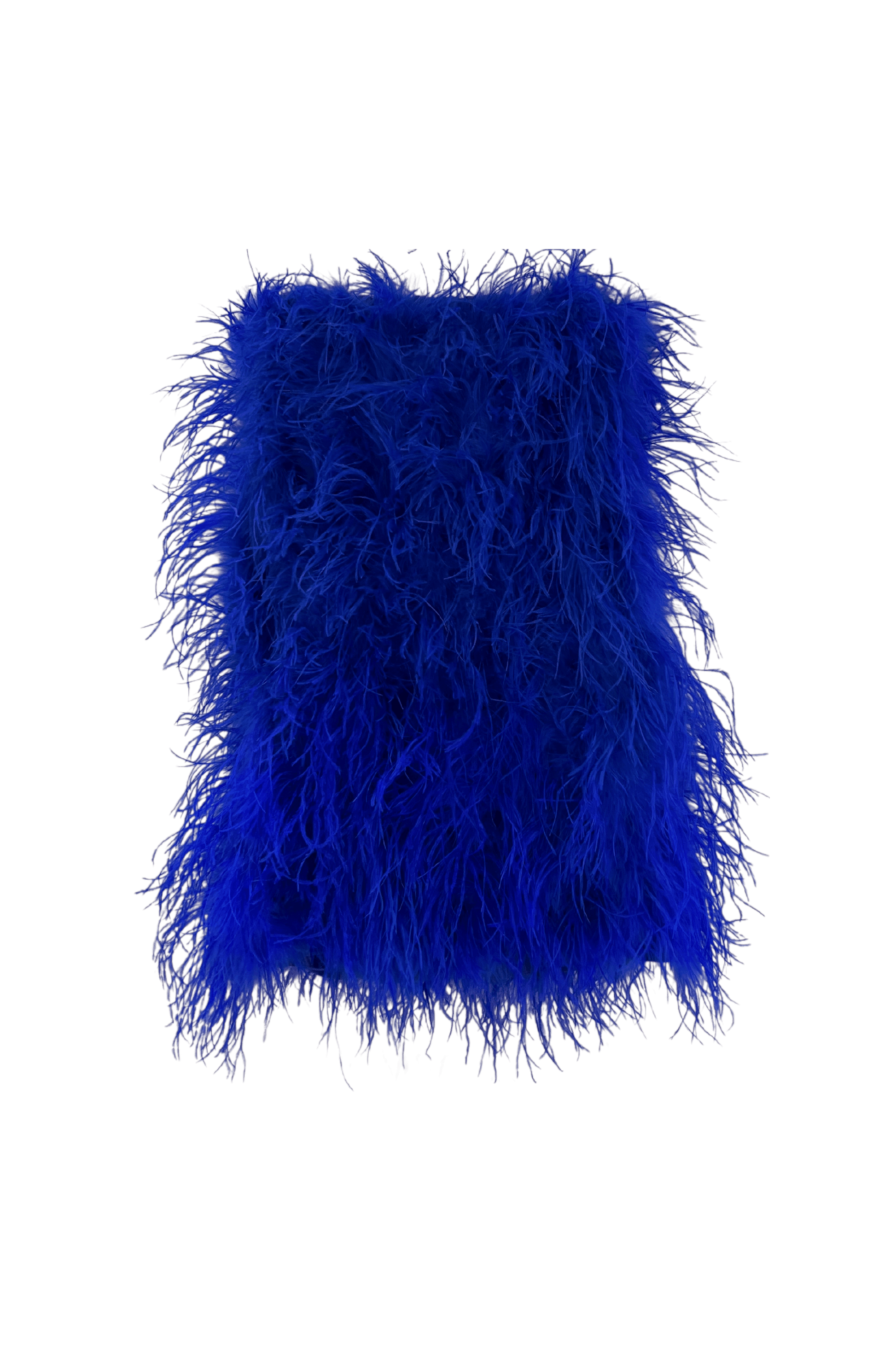 TWENTYFALL BLUE FEATHER DRESS SIZE UK 8-10