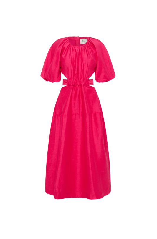 AJE Mimosa Cutout Midi Dress