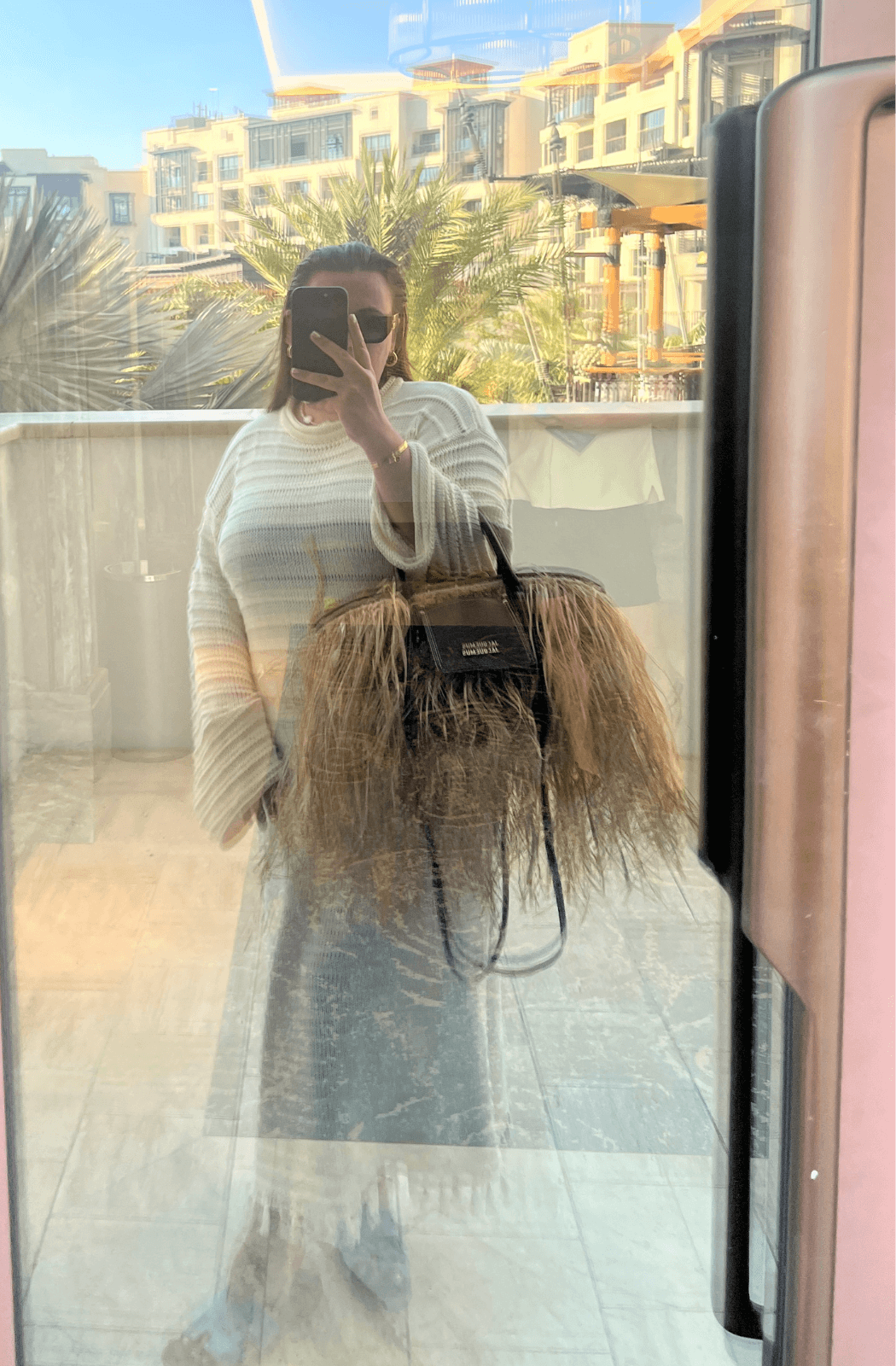 Jacquemus Le Panier Soli Fringed Raffia Tote