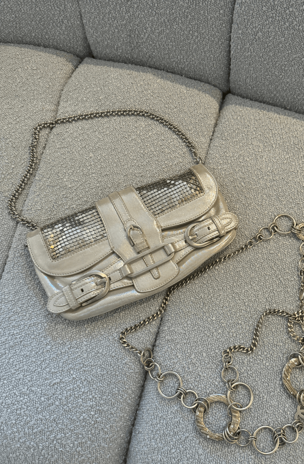 Jimmy Choo Vintage Chain Shoulder Bag