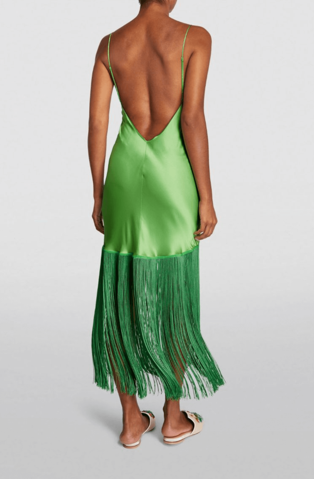 Olivia Von Halle Zoya Silk Dress - Green