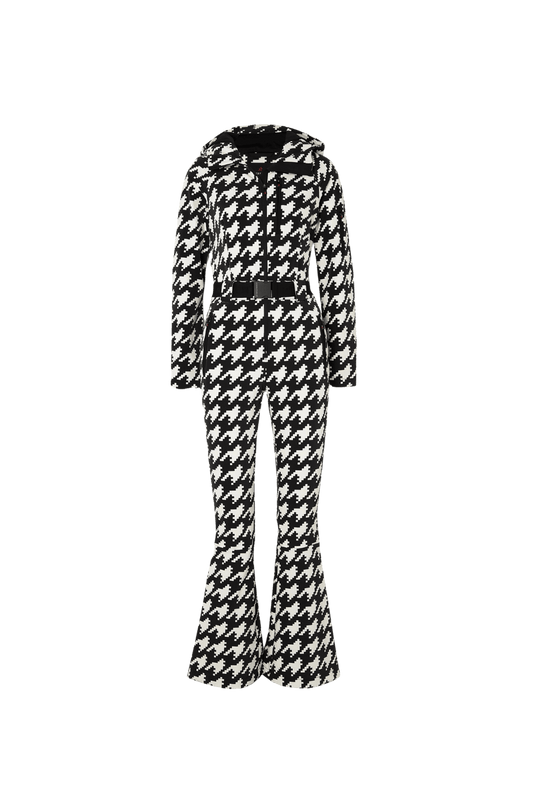 Perfect Moment Ski Suit Star Print Houndstooth 