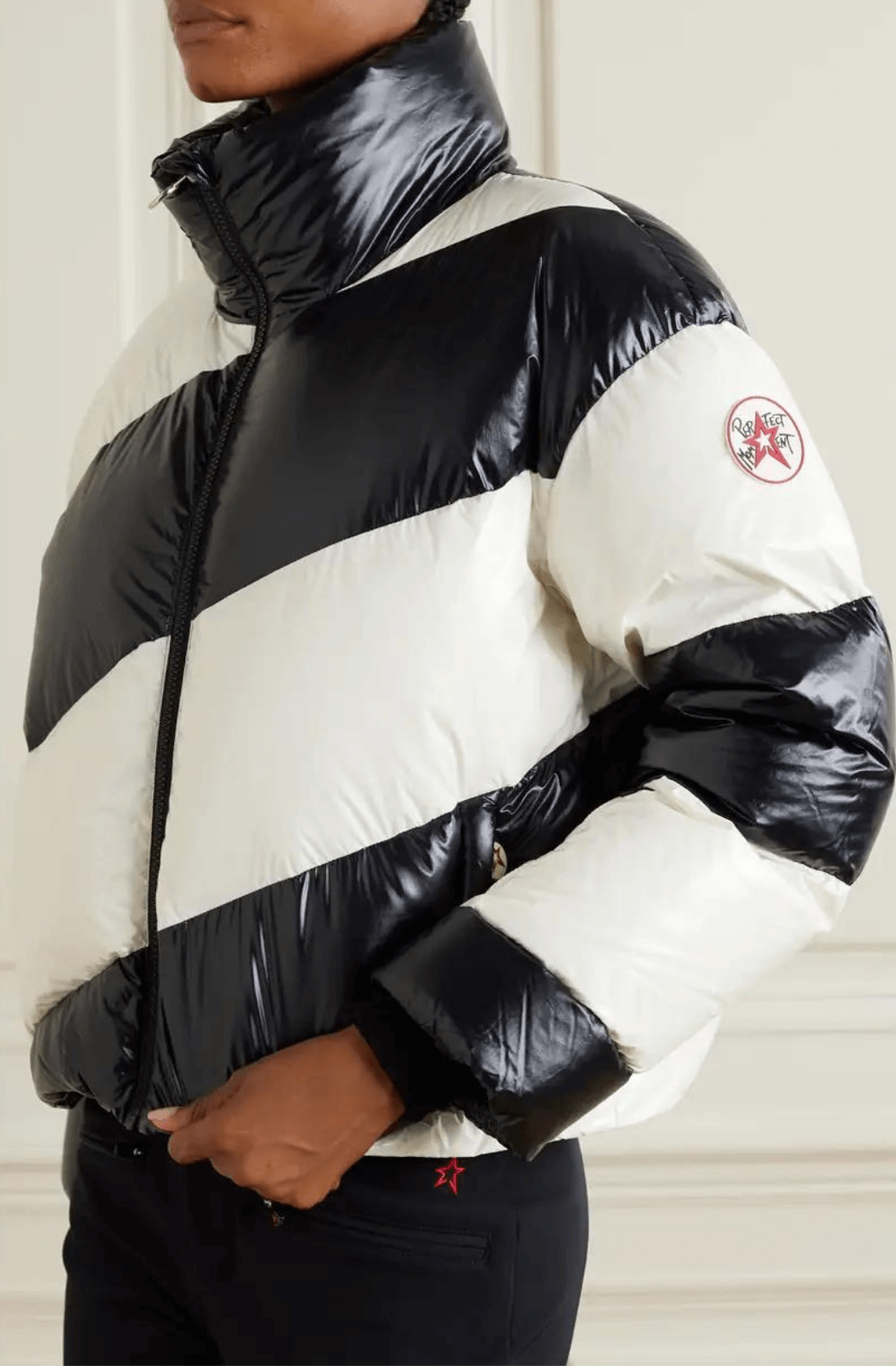 Perfect Moment Super Mojo III Black & White Ski Jacket