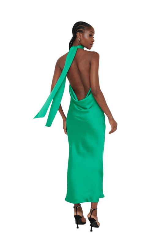 Model Image of Pretty Lavish Raleigh Cowl Back Dress