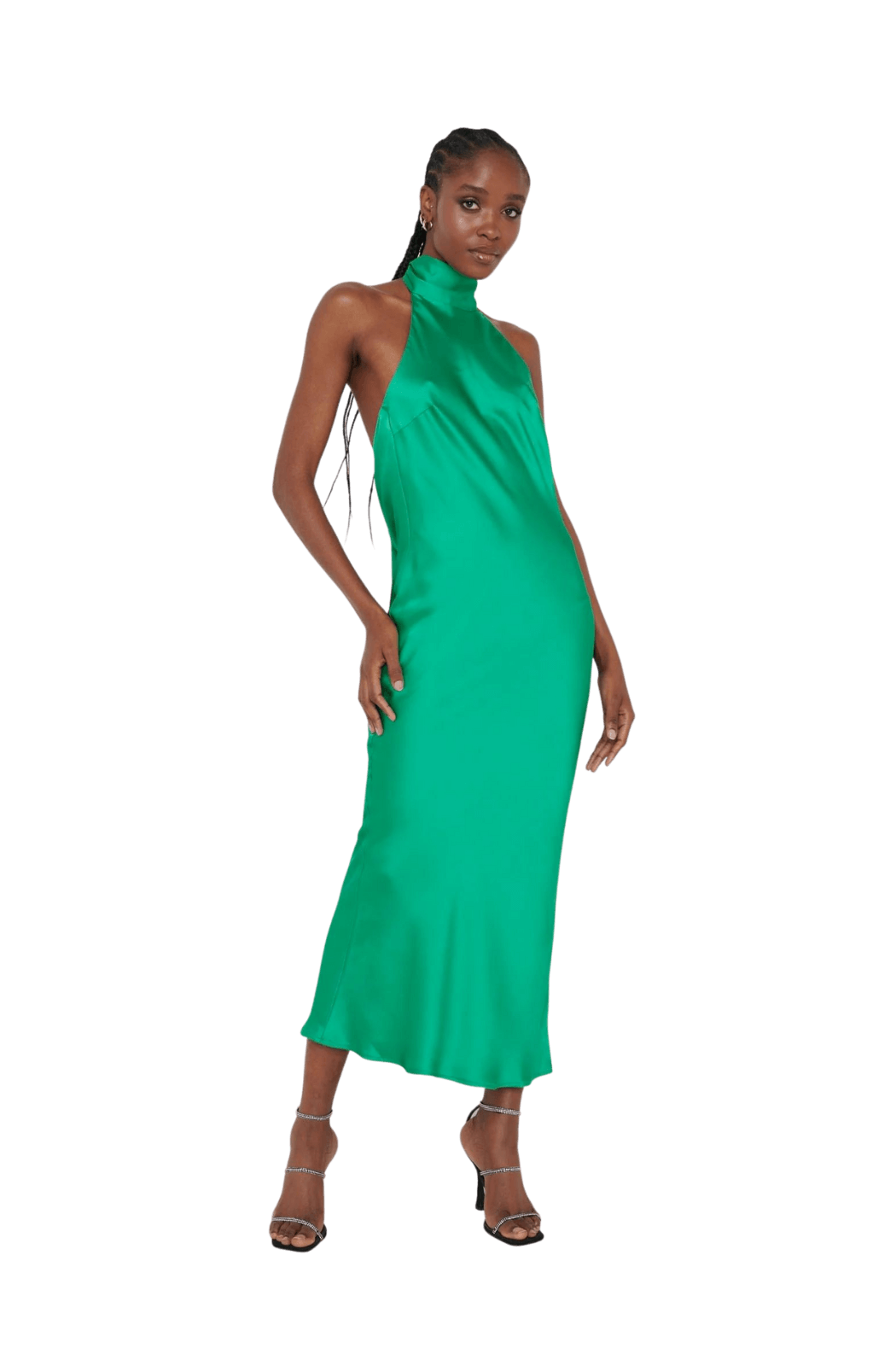 Model Image of Pretty Lavish Raleigh Cowl Back Dress