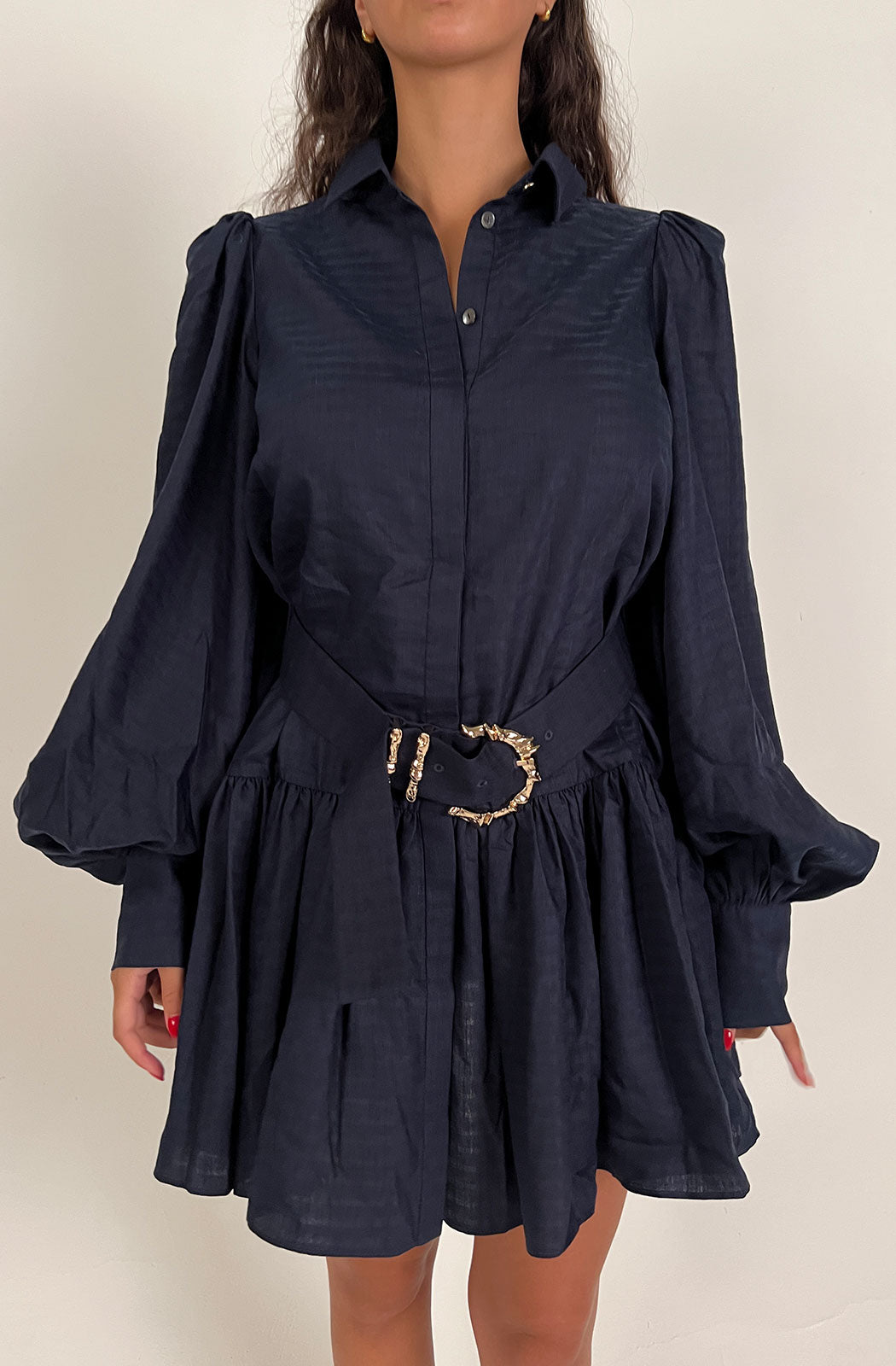  ACLER  Drop-Waist Sherwood Mini Dress