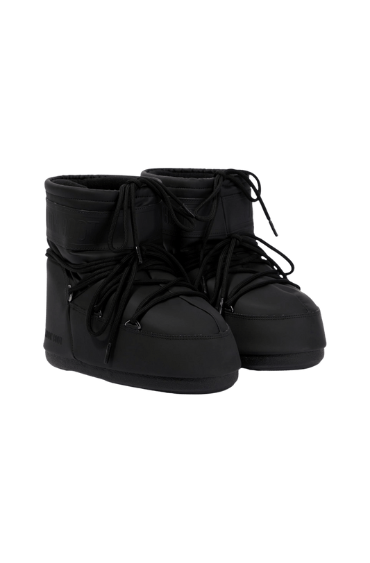 Low Icon Moon Boot - Rubber Black