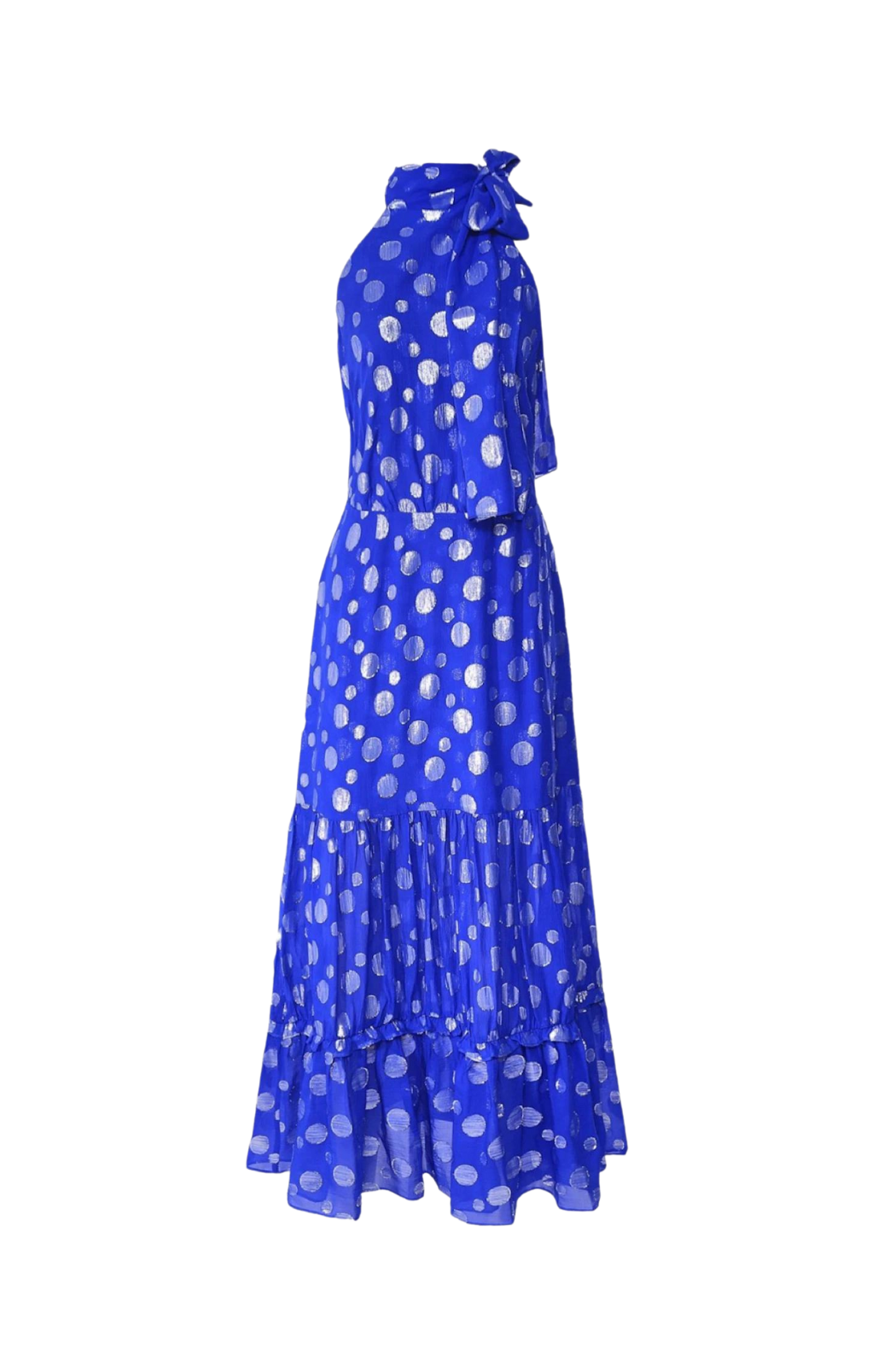 Eleanor Dress Blue Polka Dot Borrowed From 7458