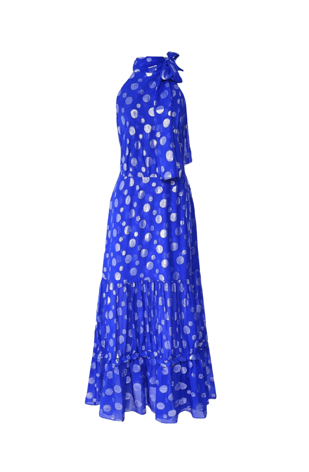 Eleanor Dress - Blue Polka Dot